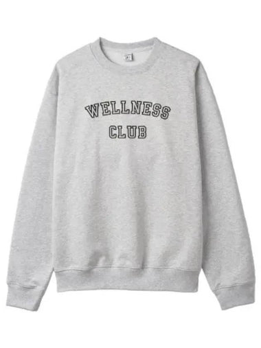 Wellness Club Sweatshirt Gray - SPORTY & RICH - BALAAN 1