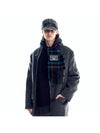 Recito smock multi check muffler black - LECYTO - BALAAN 1