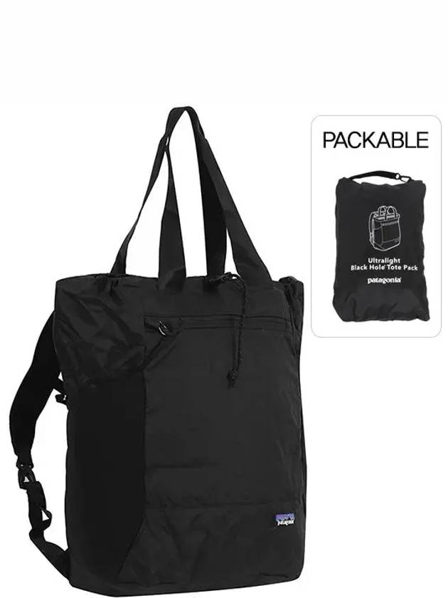 Ultra Light Hole Tote Bag Black - PATAGONIA - BALAAN 3