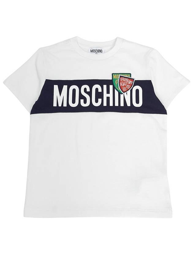 Kids short sleeve t shirt HUM04T LAA20 10063 Adults can wear - MOSCHINO - BALAAN 1