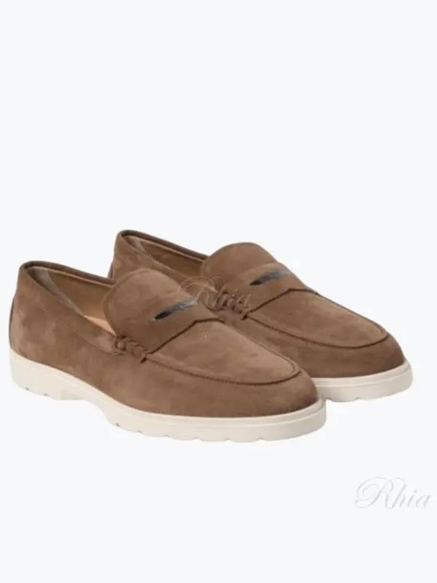 Suede Loafers Brown - TOD'S - BALAAN 2