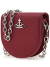 Smooth Leather Nano Saddle Cross Bag Red - VIVIENNE WESTWOOD - BALAAN 3