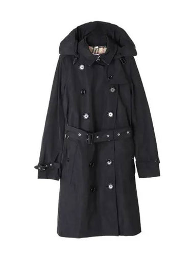 Mid length taffeta Kensington trench coat - BURBERRY - BALAAN 1