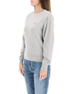 Tricolor Fox Patch Adjusted Sweatshirt Gray - MAISON KITSUNE - BALAAN 4