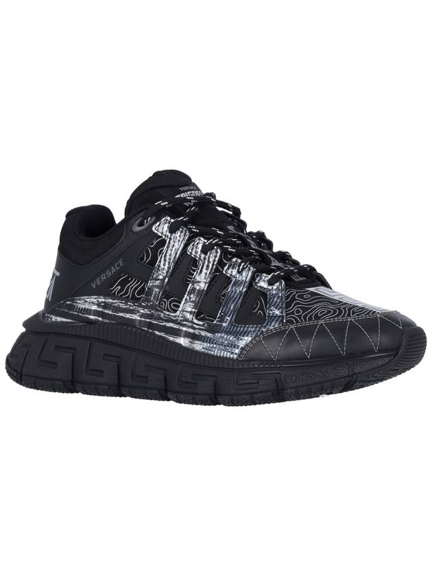 Trigreca low-top sneakers black - VERSACE - BALAAN 3