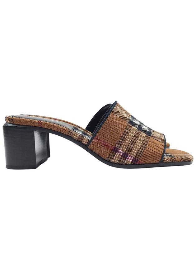 Women s Motif Logo Mule Sandals 8065506 A9011 - BURBERRY - BALAAN 2