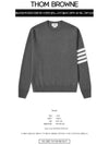 4 Bar Armband Milano Stitch Knit Top Mid Grey - THOM BROWNE - BALAAN 3