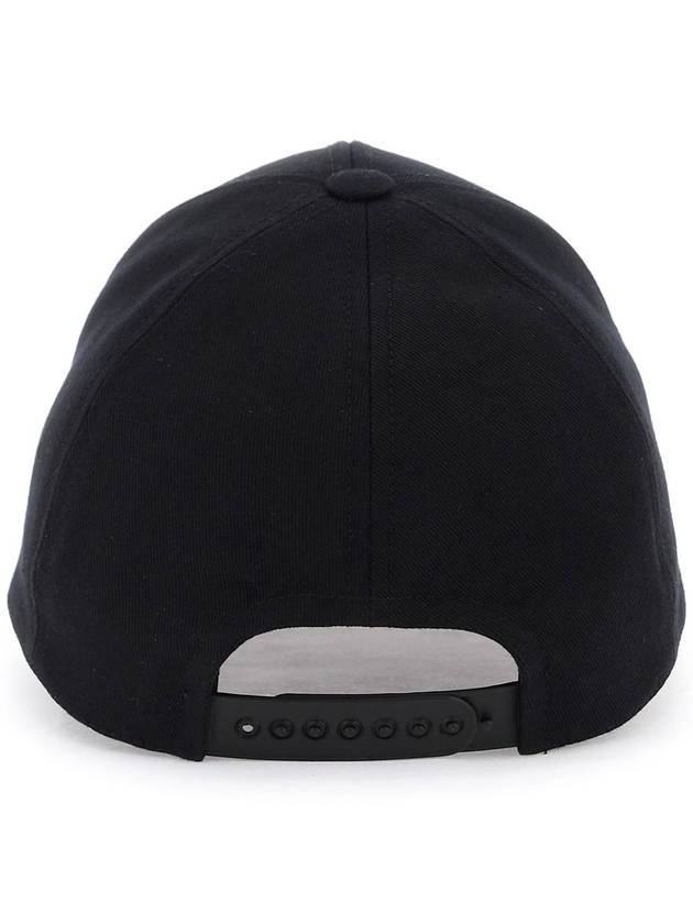 Embroidered Logo Ball Cap Black - COURREGES - BALAAN 4