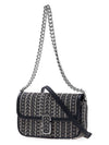 The Monogram J Marc Mini Bag Black Beige - MARC JACOBS - BALAAN 3