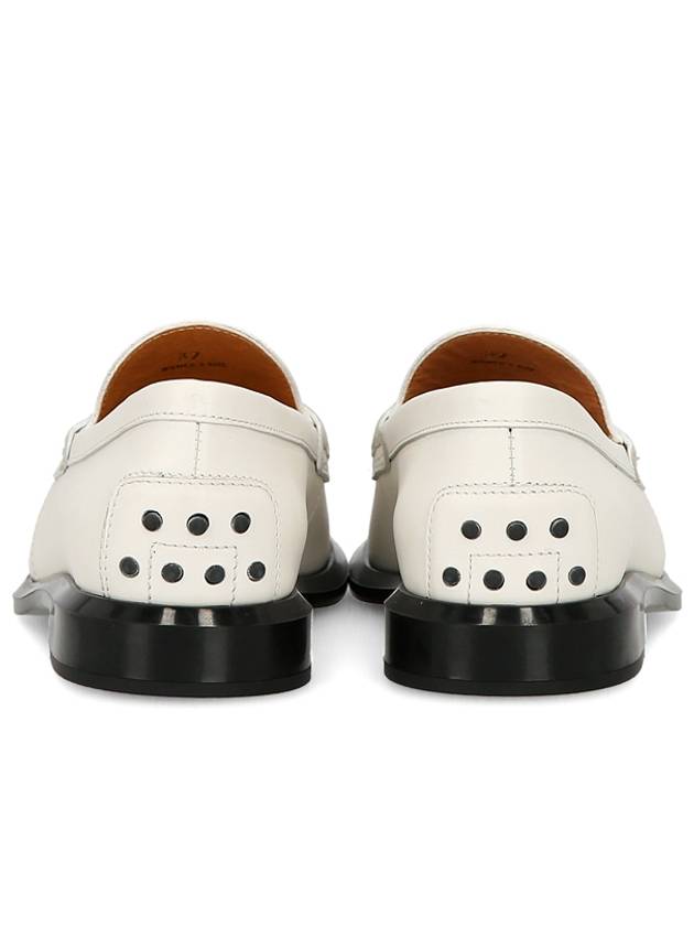 Penny Calf Leather Loafers White - TOD'S - BALAAN.