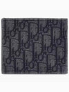 Wallet Black  Oblique Jacquard - DIOR - BALAAN 5