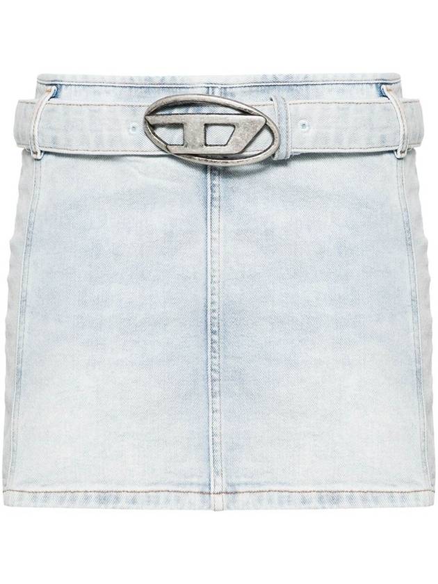 Diesel Denim Mini Skirt - DIESEL - BALAAN 1