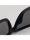 Eyewear Logo Rectangular Sunglasses Shiny Black - ADIDAS - BALAAN 7