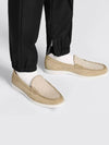 Granville Oblique Jacquard Suede Loafer Beige - DIOR - BALAAN 4