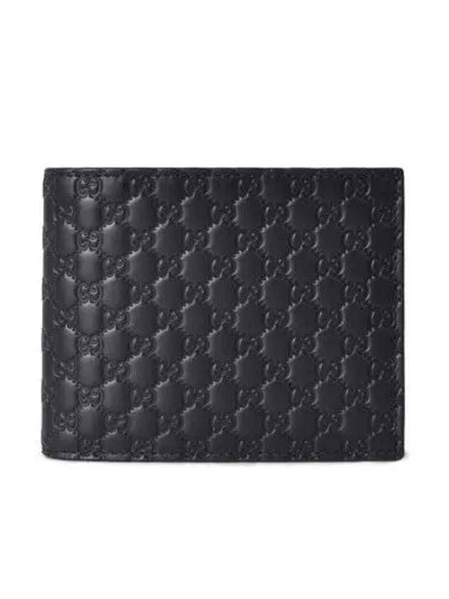 Micro GG Ssima Bifold Wallet Black - GUCCI - BALAAN 3