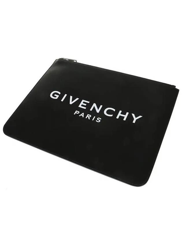 Logo Large Clutch Bag Black - GIVENCHY - BALAAN 7