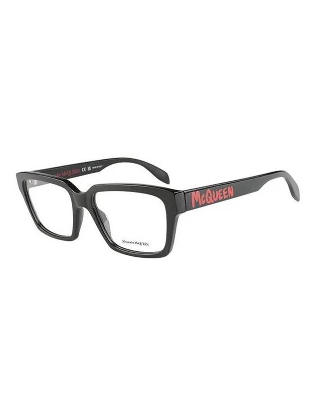 Eyewear Square Acetate Eyeglasses Black - ALEXANDER MCQUEEN - BALAAN 1