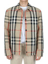 Check Nylon Jacket Beige - BURBERRY - BALAAN 4