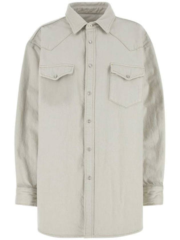 Chalk Selvedge Denim Jacket Ice - MAISON MARGIELA - BALAAN 1