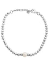 Treated Freshwater Cultured Pearl Beads Bracelet Silver - PANDORA - BALAAN 4