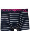 Underwear Men's Microfiber Trunk Briefs Pink Navy - EMPORIO ARMANI - BALAAN 1