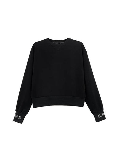 Women s Jagguard Sweatshirt Black - ILROZE - BALAAN 1