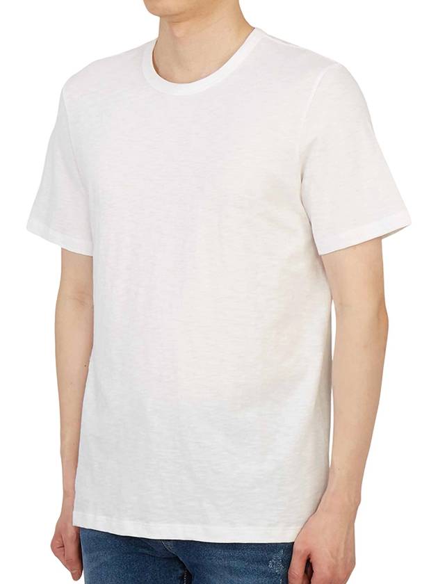 Men's Essential Cosmos Short Sleeve T-Shirt White - THEORY - BALAAN 3