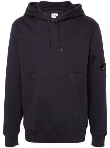 Diagonal Raised Fleece Lens Hoodie Purple - CP COMPANY - BALAAN 1