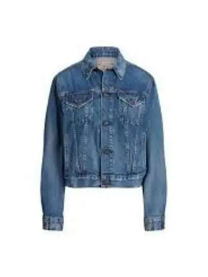 Trucker Denim Jacket Blue - POLO RALPH LAUREN - BALAAN 2