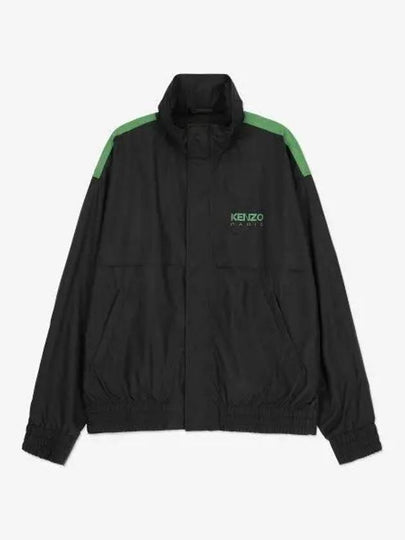 Men's Logo Print Track Jacket Black - KENZO - BALAAN 2