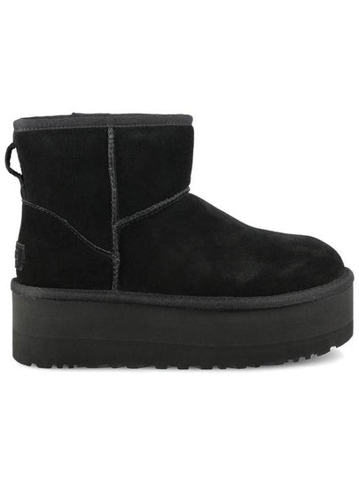 Classic Mini Platform Suede Winter Boots Black - UGG - BALAAN 2