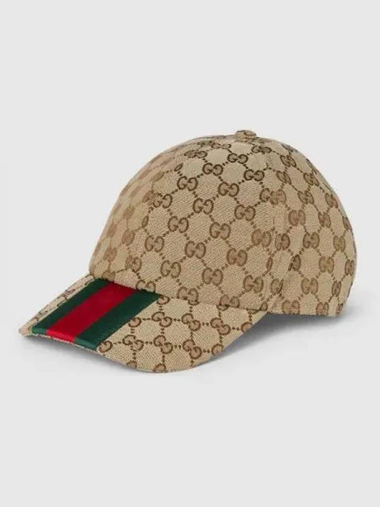 Original GG Base Ball Cap Beige Ebony - GUCCI - BALAAN 2