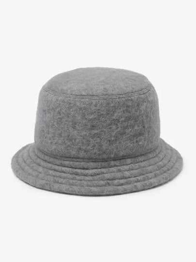 Brushed wool blend bucket hat gray CLZC0090Q0UAW004MTN99 - MARNI - BALAAN 1