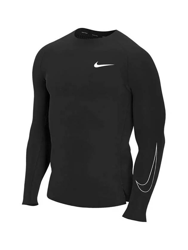 Pro Dri-Fit Swoosh Long Sleeve T-Shirt Black - NIKE - BALAAN 6