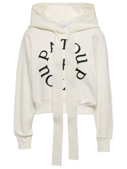 Medallion Organic Cotton Hoodie Natural - PATOU - BALAAN 2