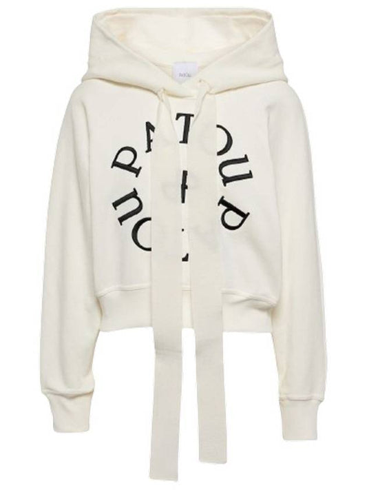 Medallion Organic Cotton Hoodie Natural - PATOU - BALAAN 2