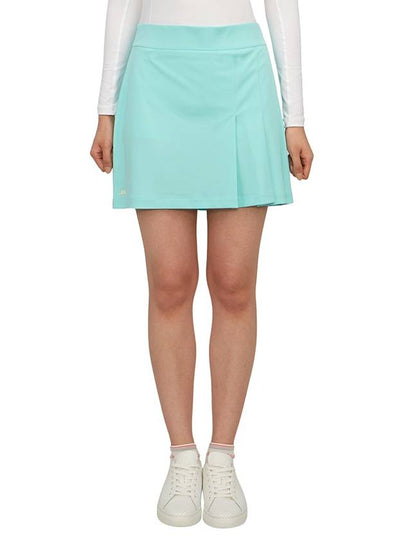 Thea Pleated Mini Skirt Aruba Blue - J.LINDEBERG - BALAAN 2