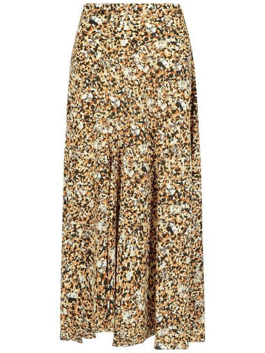 Isabel Marant 'Sakura' Multicoloured Silk Skirt - ISABEL MARANT - BALAAN 1