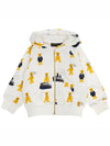 Kids hood zip up 2362012010 WHITE - MINI RODINI - BALAAN 1