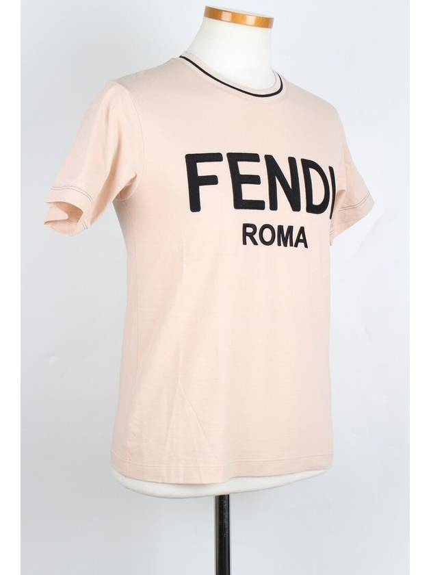 Women s Logo Embroidered T Shirt XS - FENDI - BALAAN 6