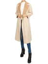 Cles Single Coat Beige - MAX MARA - BALAAN 8