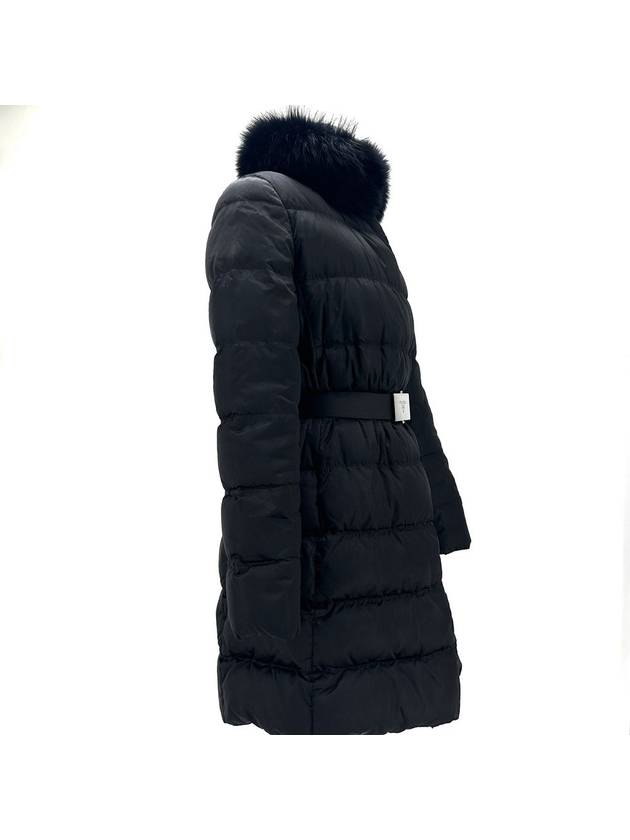 Women s Belt Fur Long Padded Jumper - PRADA - BALAAN 4