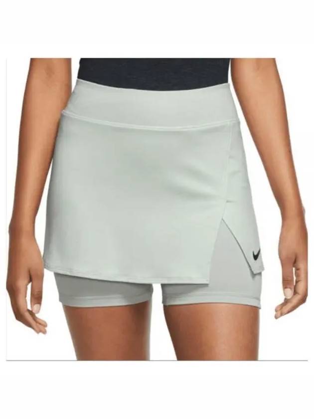 Court Dri Fit Victory Tennis A-Line Skirt Light Green - NIKE - BALAAN 2