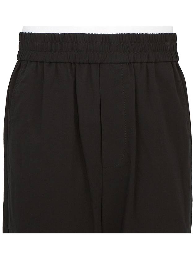 De Coeur Cotton Track Shorts Black - AMI - BALAAN 6