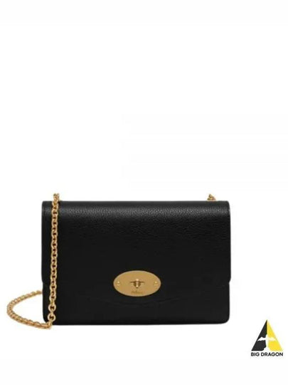 Darley Small Classic Chain Shoulder Bag Black - MULBERRY - BALAAN 2