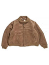 Suede Zip-up Jacket Brown - ENGINEERED GARMENTS - BALAAN 1