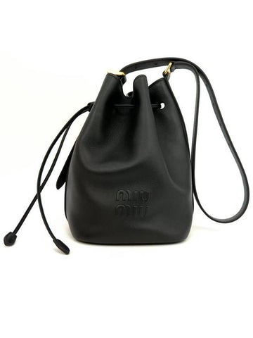 Leather bucket bag 5BE090 - MIU MIU - BALAAN 1