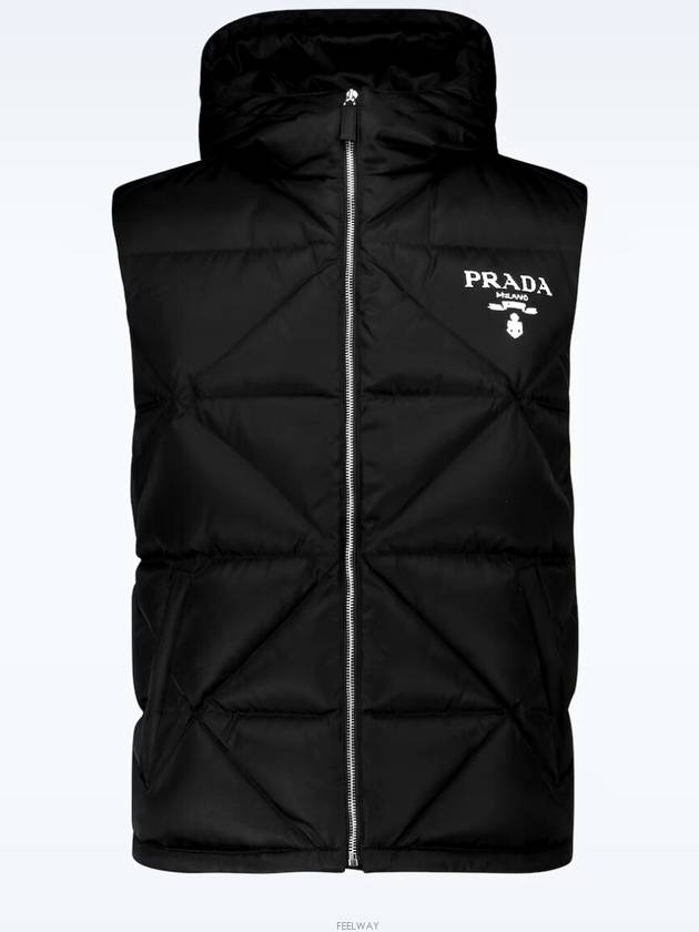 Re-Nylon Down Vest Black - PRADA - BALAAN 2