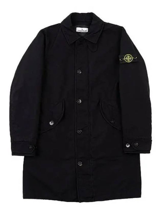 Men's Waffen David Primaloft Pure Insulation Long Jacket Navy - STONE ISLAND - BALAAN 2