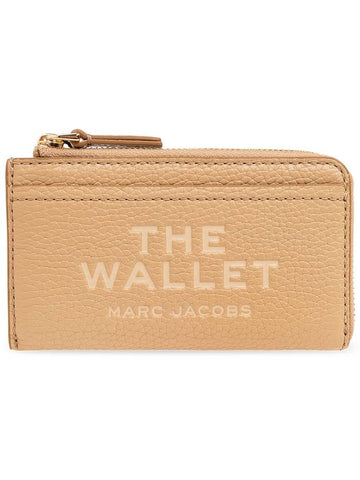 Marc Jacobs Leather Wallet, Women's, Beige - MARC JACOBS - BALAAN 1